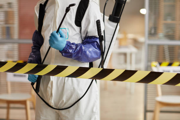 Professional Biohazard Cleanup technician working in Fults, IL